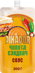 Соус пряный PIKADOR Чипотл Сэндвич, 200г, фото