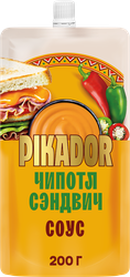 Соус пряный PIKADOR Чипотл Сэндвич, 200г, картинка