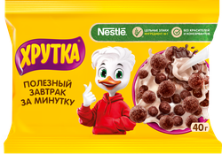 Готовый завтрак ХРУТКА Шоколадные шарики, 40г, крупный план