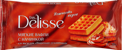 Вафли мягкие DELISSE с начинкой со вкусом вареная сгущенка, 108г, вид