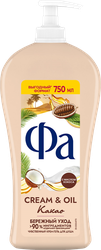 Крем-гель для душа ФА Cream&Oil Какао, 750мл, фотография