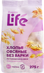 Хлопья овсяные безглютеновые ЛЕНТА LIFE, 275г, фотография