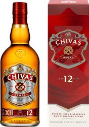 Виски CHIVAS REGAL Шотландский купажированный 12 лет 40%, п/у/без п/у, 
0,75л, детальное фото