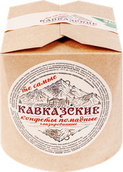 Конфеты КФ НОВГОРОДСКАЯ Кавказские глазированные с помадным корпусом, 300г, детальное фото