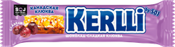 Батончик злаковый SOJ Kerlli с клюквой, в молочном шоколаде, 50г, детальное фото