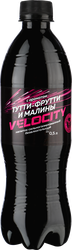 Напиток VELOCITY с ароматом тутти-фрутти и малины среднегазированный, 0.5л, фотография