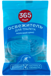 Подвес для туалета 365 ДНЕЙ Морской бриз, 30г, крупный план
