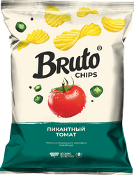 Чипсы картофельные BRUTO со вкусом томата, 120г, детальное фото