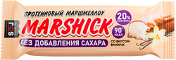 Батончик протеиновый SOJ Marshick, с ванилью в молочном шоколаде, без  добавления сахара, 30г, фотография