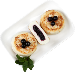 Сырники с начинкой черная смородина,&nbsp;весовые, вид