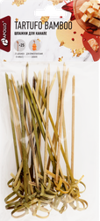 Шпажки для канапе APOLLO Tartufo Bamboo, Арт. TAR-13, 25шт, фотография