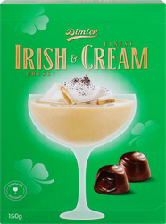 Конфеты DIMLER Irish Whiskey с алкогольной начинкой сливочный ликер, 150г, картинка