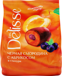 Изображение товара Конфеты DELISSE Черная смородина с абрикосом, 200г