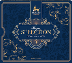 Чай RICHARD ROYAL SELECTION OF PREMIUM TEAS Ассорти, 72пак, детальное фото