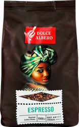 Кофе зерновой DOLCE ALBERO Espresso, 1кг, фотография