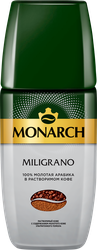 Кофе растворимый с добавлением молотого MONARCH Miligrano натуральный сублимированный, 160г, изображение