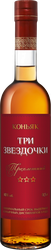 Коньяк ТРИ ЗВЕЗДОЧКИ КВКЗ 3 года 40%, 0.5л, детальное фото