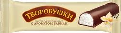 Сырок творожный глазированный ТВОРОБУШКИ с начинкой ваниль 20%, без змж, 40г, вид