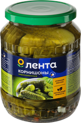 Корнишоны маринованные ЛЕНТА, 720мл, детальное фото