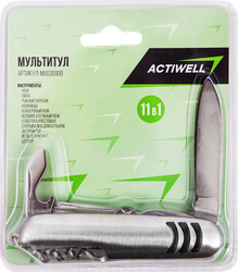 Мультитул ACTIWELL 11в1 9,5х2,7х1,8см, Арт.MU030909, крупный план