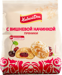 Пряники ХЛЕБНЫЙ ДОМ с вишневой начинкой, 300г, картинка