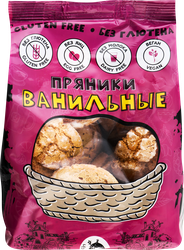 Пряники безглютеновые ЧУДЕСНИЦА Ванильные, 180г, изображение
