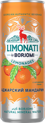 Лимонад BORJOMI Limonati Аджарский мандарин, газированный, 0.33л, вид