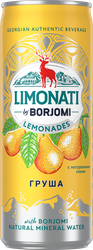 Лимонад BORJOMI Limonati Груша, газированный, 0.33л, вид