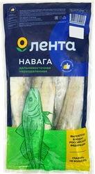 Навага свежемороженая ЛЕНТА неразделанная, 800г, вид