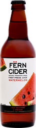 Сидр фруктовый FERN CIDER Яблочный с арбузом полусладкий газированный 5%, 0.5л, вид