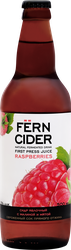 Сидр фруктовый FERN CIDER Яблочный с малиной и мятой полусладкий газированный 5%, 0.5л, фото