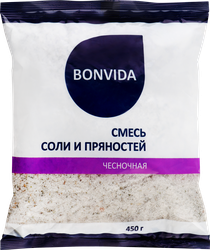 Соль BONVIDA Чесночная с пряностями, 450г, изображение