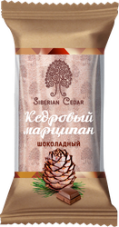 Батончик СИБИРСКИЙ КЕДР Кедровый марципан шоколадный, 40г, картинка