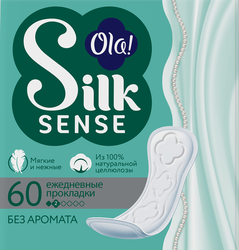 Прокладки ежедневные OLA! Silk sense Daily, 60шт, изображение