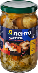 Ассорти из соленых грибов ЛЕНТА, 350мл, изображение