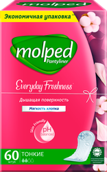 Прокладки ежедневные MOLPED Everyday freshness Нормал, 60шт, изображение