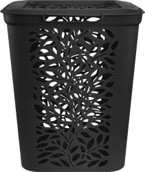 Корзина для белья ПОЛИМЕРБЫТ Leaves, 60л, Арт. 434890795, крупный план