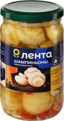 Шампиньоны маринованные ЛЕНТА, 350мл, изображение