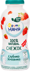 Снежок детский ФРУТОНЯНЯ Клубника, земляника 2%, без змж, 200г, картинка