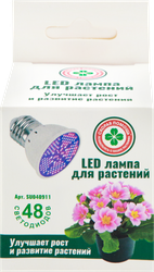 Лампа для растений СКОРАЯ ПОМОЩЬ LED 48 светодиодов Е27 3,5W, картинка