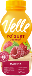 Продукт овсяный ферментированный питьевой VELLE Малина, 230г, детальное фото