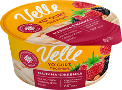 Продукт овсяный VELLE Малина, ежевика, 130г, крупный план