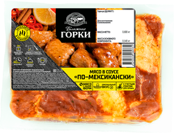 Мясо свинины БЛИЖНИЕ ГОРКИ По-мексикански, в соусе, 600г, детальное фото