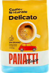 Кофе зерновой MARCO PANATTI Delicato, 1кг, крупный план