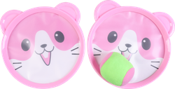 Набор игровой BIGGA Ракетки с мячом-Зверушки на липучке, 18,5см, Арт. 2005S128, фотография