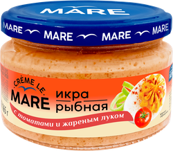 Изображение товара Икра рыбная слабосоленая БАЛТИЙСКИЙ БЕРЕГ Creme Le Mare 165г в соусе Изображение товара Икра рыбная слабосоленая БАЛТИЙСКИЙ БЕРЕГ Creme Le Mare 165г в соусе