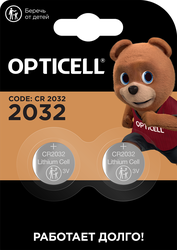 Батарейка OPTICELL Specialty 2032, Арт. 5060002, 2шт, вид