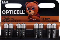 Батарейка OPTICELL AA, Арт. 5051008, 8шт, вид