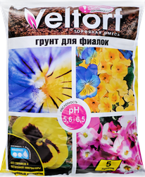 Грунт для фиалок VELTORF, 5л, фотография