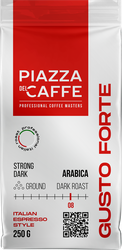 Кофе молотый PIAZZA DEL CAFFE Густо Форте натуральный жареный, 250г, картинка